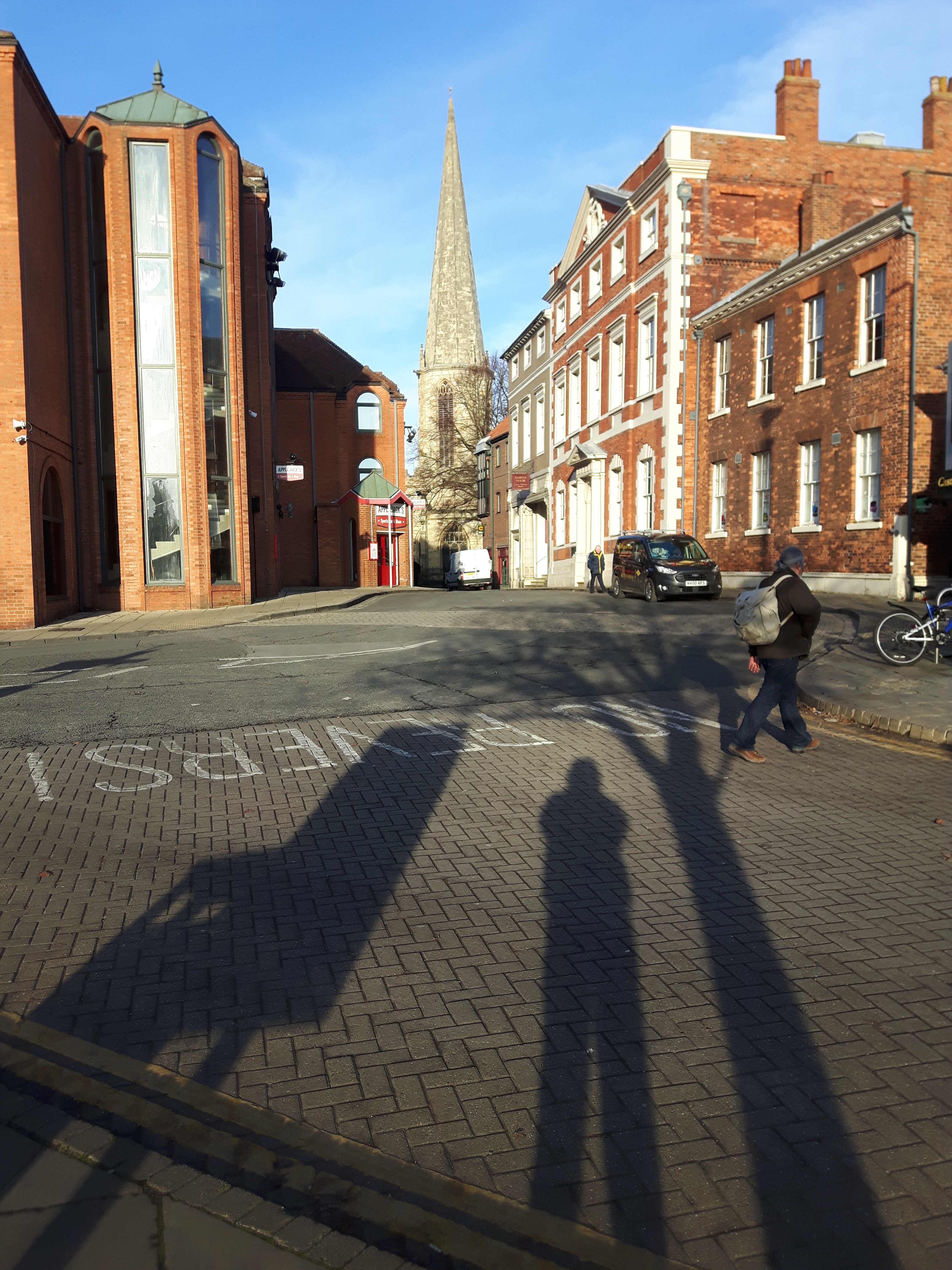 20181213 shadow long shadows point to St Marys