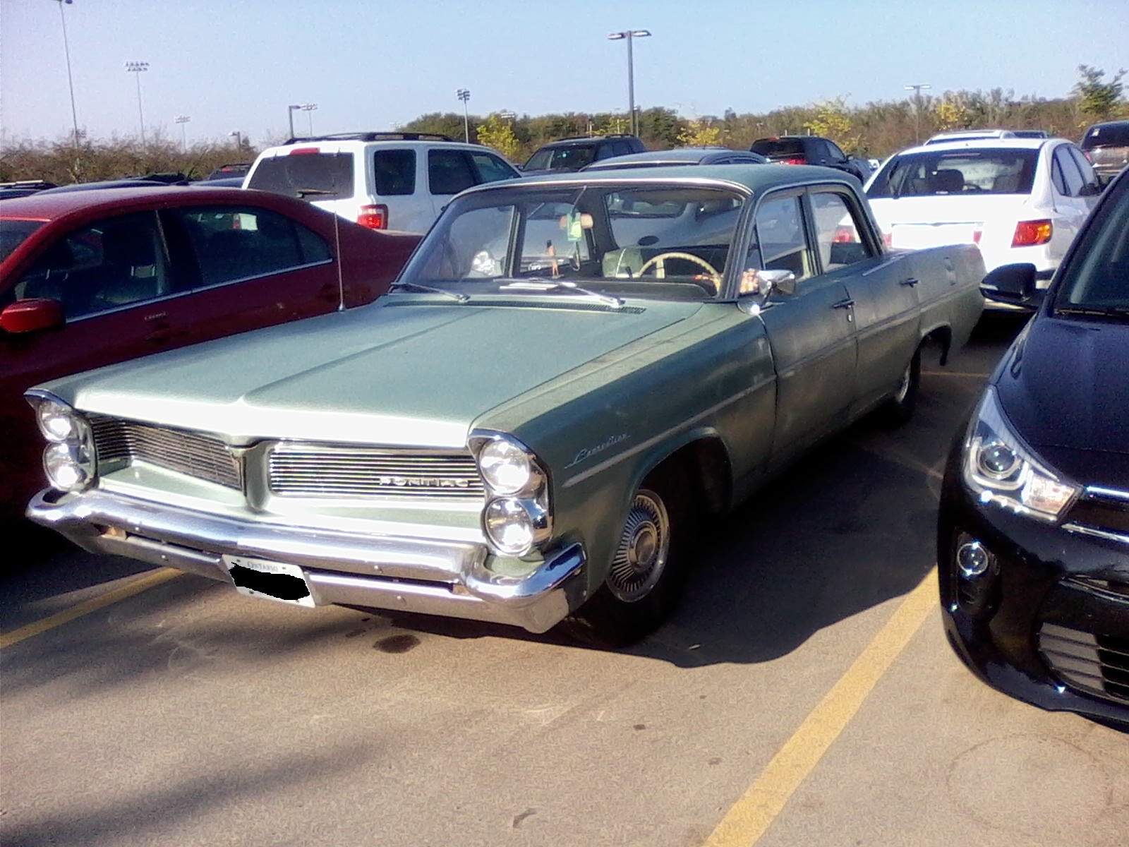 old car on campus