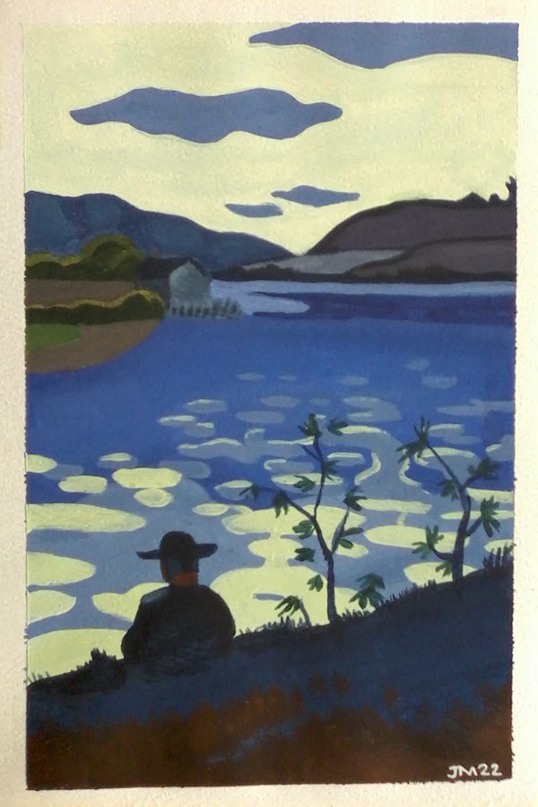 4th gouache - study