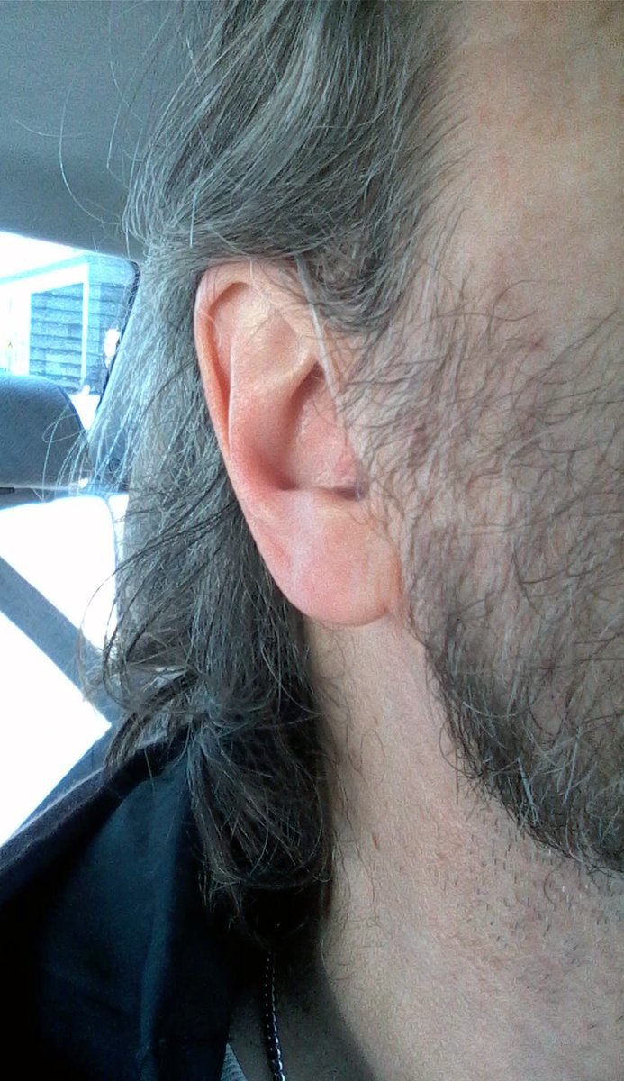 hair getting gray and long