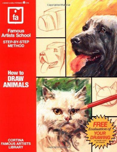 How to Draw Animals Famous Artists School Step By Step book