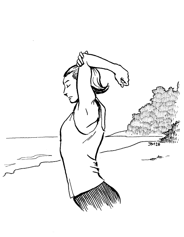 InkTober2018 Day 26 of 31 - "stretch"